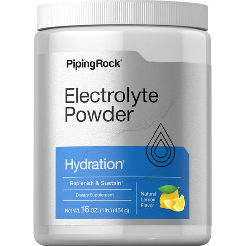 Electrolytes Powder (Lemon), 16 oz (454 g) Bottle