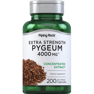 Pygeum  4000 mg 200 แคปซูลแบบปล่อยตัวยาเร็ว     