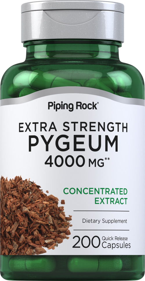 Pygeum  4000 mg 200 Capsule cu eliberare rapidă     