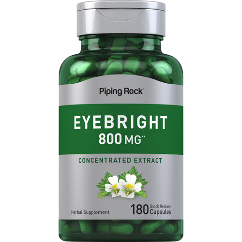 Eyebright, 800 mg, 180 Quick Release Capsules