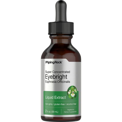 Extracto líquido Eyebright - Sin alcohol 2 fl oz 59 mL Frasco con dosificador    