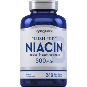 Flush Free Niacin, 500 mg, 240 Quick Release Capsules