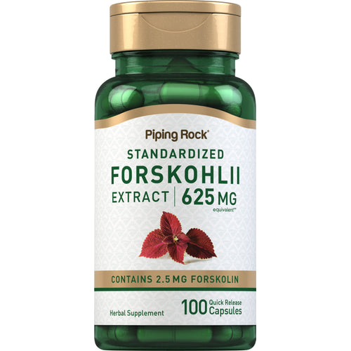 Forskohlii Coleus (Standardized Extract), 625 mg, 100 Quick Release Capsules
