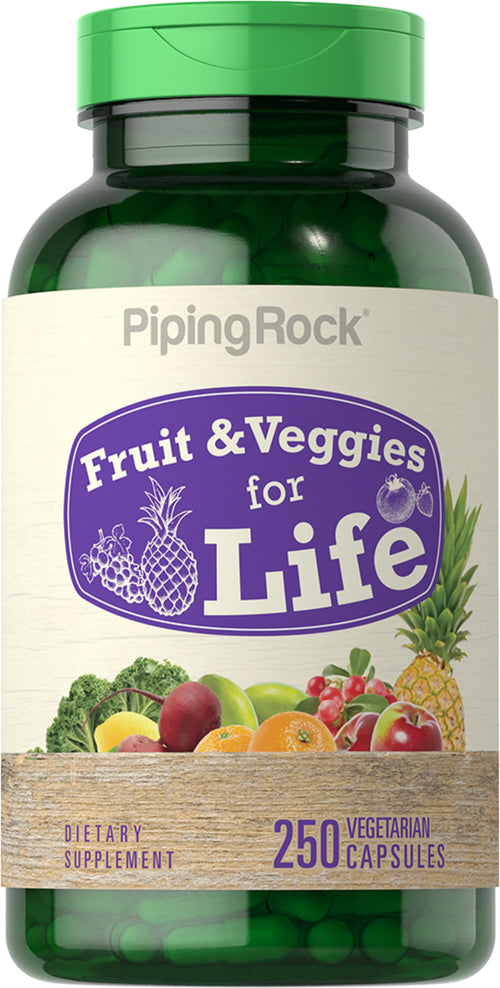 Fruit & Veggies for Life 250 Pikaliukenevat kapselit       