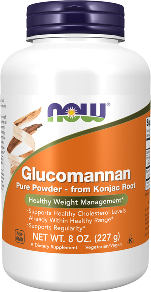 Glukomannan w proszku czysty 8 uncja 227 g Butelka  