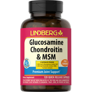 Glucosamine-chondroïtinesulfaat 120 Snel afgevende capsules       