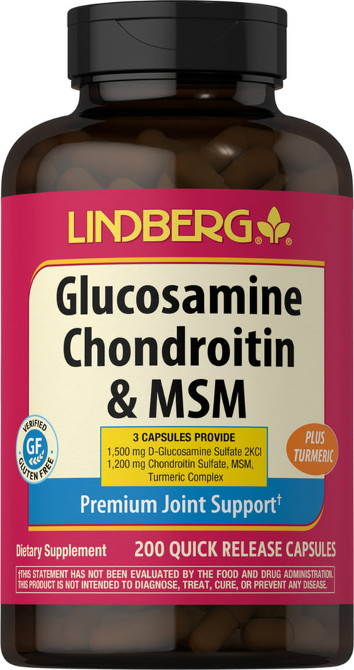 Sulfat de glucozamină condroitină 200 Capsule cu eliberare rapidă      