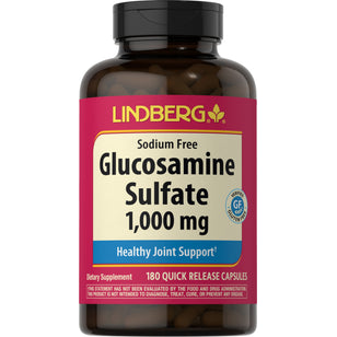 Glucosamin-sulfat  1,000 mg 180 Kapsler for hurtig frigivelse     