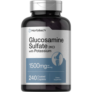 Glucosamine Sulfate with Potassium, 1500 mg (per serving), 240 Coated Caplets