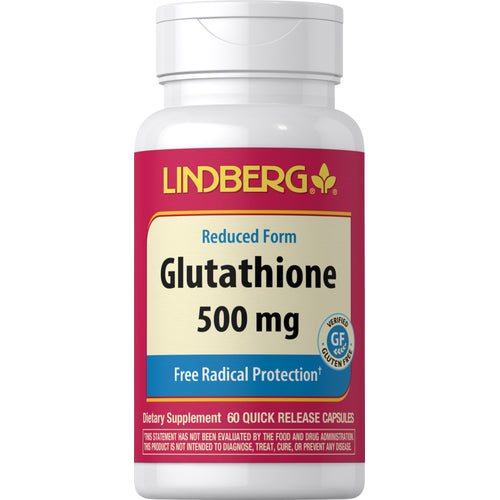 L-Glutathione (gereduceerd) 500 mg 60 Snel afgevende capsules     