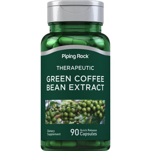 Graines de café vert Acide chlorogénique à 50 % 400 mg 90 Gélules à libération rapide     