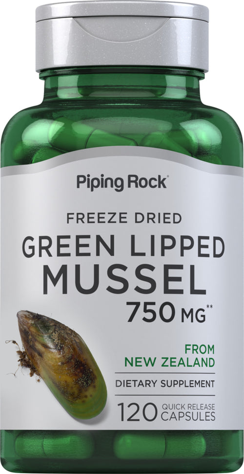 Zelena dagnja sušena smrzavanjem s Novog Zelanda 750 mg 120 Kapsule s brzim otpuštanjem     