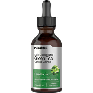 Extracto líquido de té verde 2 fl oz 59 mL Frasco con dosificador    