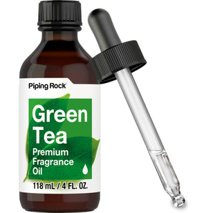 Huile de parfum premium au thé vert,  4 onces liquides 118 ml Bouteille et compte-gouttes