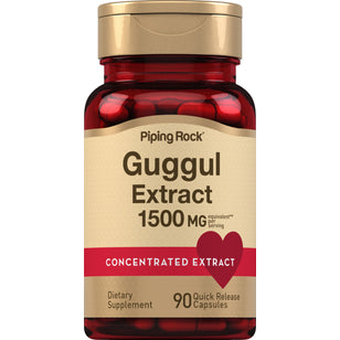 Extrait de guggul 1500 mg (par portion) 90 Gélules à libération rapide