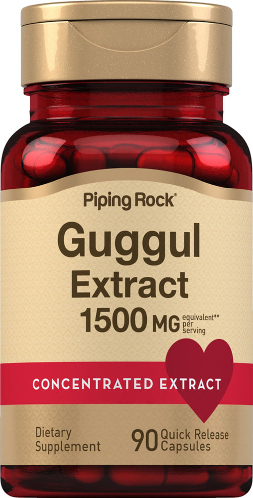 Guggul Extract, 1500 mg (per serving), 90 Quick Release Capsules