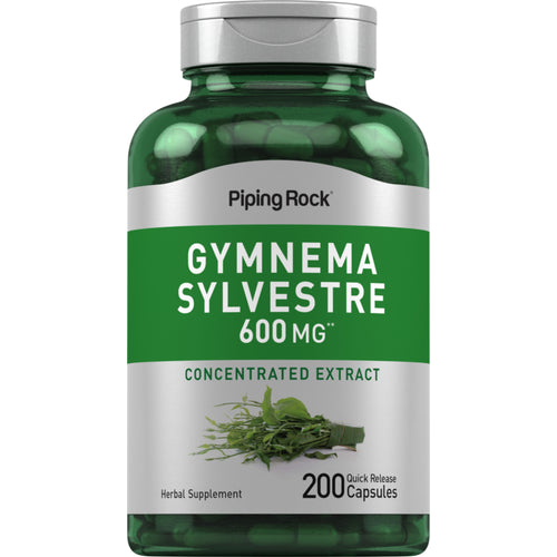 Gymnema sylvestre  600 mg 200 Kapsler for hurtig frigivelse     