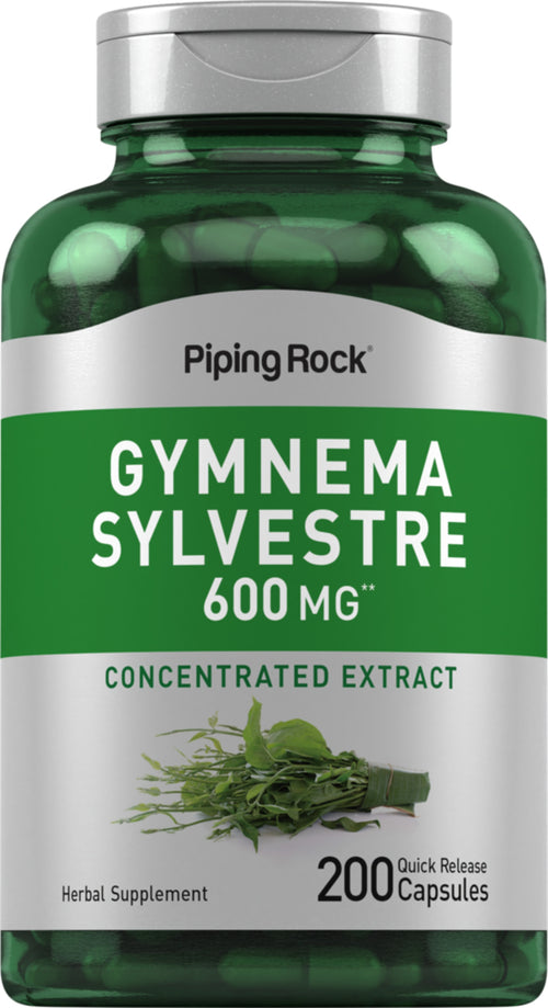 Gymnema sylvestre  600 mg 200 Kapseln mit schneller Freisetzung     