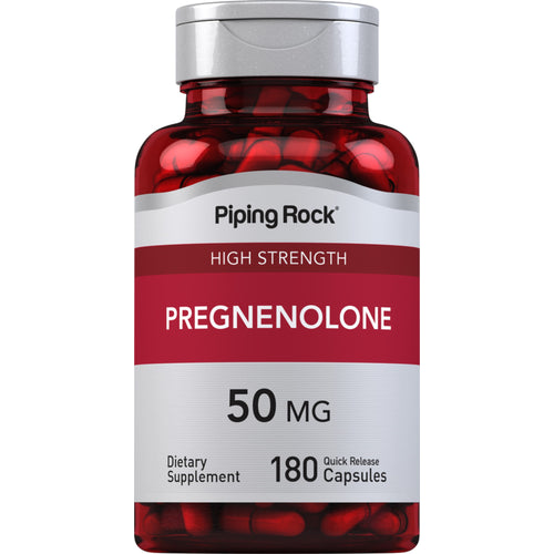 Pregnenolona super potente  50 mg 180 Cápsulas de Rápida Absorção     