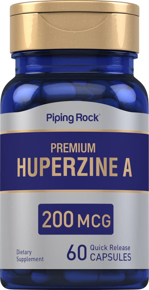 Huperzine A MEMMAX 200 mcg 60 แคปซูลแบบปล่อยตัวยาเร็ว     
