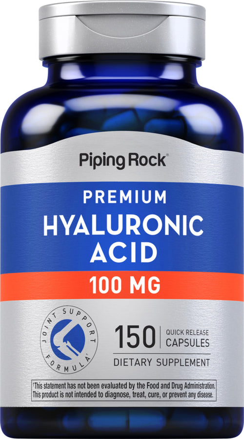 Ácido hialurónico para articulações H  100 mg 150 Cápsulas de Rápida Absorção     