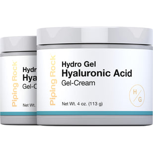 Hyaluronic Acid Gel Cream, 4 oz (113 g) Jar, 2  Jars