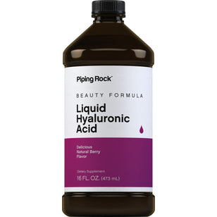 Hyaluronic Acid Liquid (Delicious Berry), 16 fl oz (473 mL) Bottle