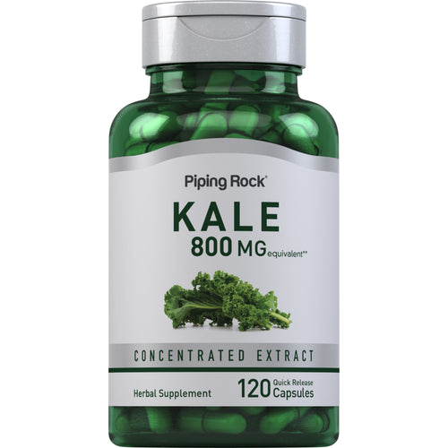 Kale, 800 mg, 120 Quick Release Capsules Bottle