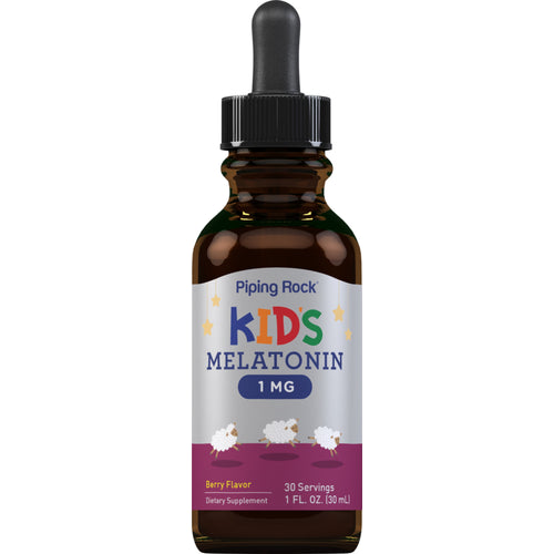 Мелатонин для детей, 1 мг, 1 Жидкая Унция  (30 мл) Флакон