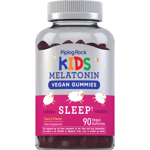 Kids Sleep Melatonin Gummies (Cherry), 90 Vegan Gummies