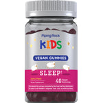 เมลาโทนินแบบเคี้ยวเพื่อช่วยการนอนหลับสำหรับเด็ก (เนเชอรัลเชอร์รี่ลิเชียส) 40 วิตามินมังสวิรัติแบบเคี้ยว       