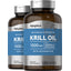 Huile de Krill,  1000 mg 120 Capsules molles à libération rapide 2 Bouteilles