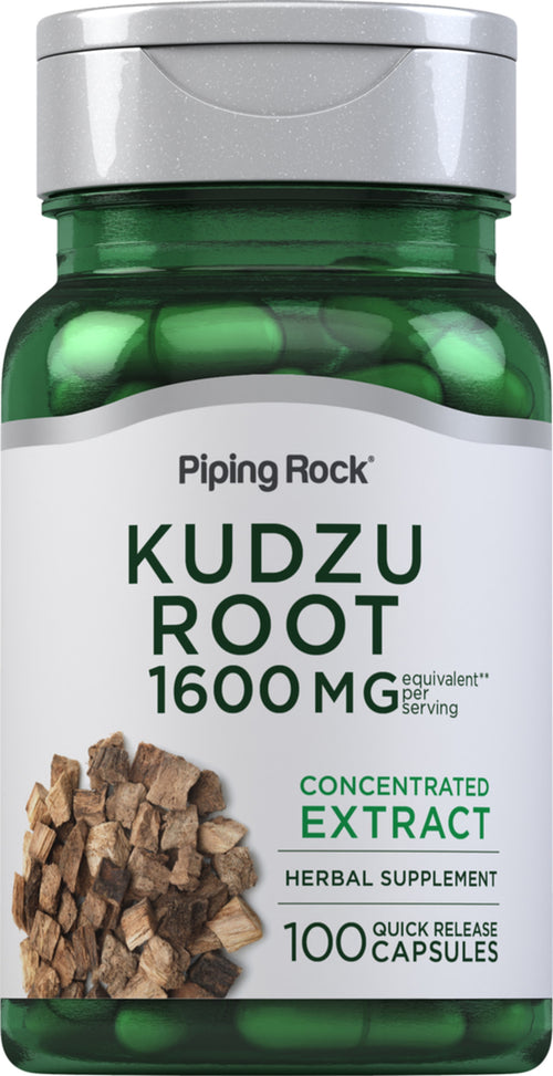 Racine de Kudzu  1600 mg (par portion) 100 Gélules à libération rapide     