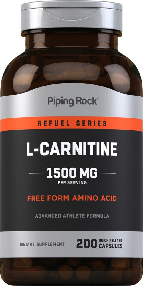 แอล-คาร์นิทีน  1500 mg (ต่อการเสิร์ฟ) 200 แคปซูลแบบปล่อยตัวยาเร็ว     