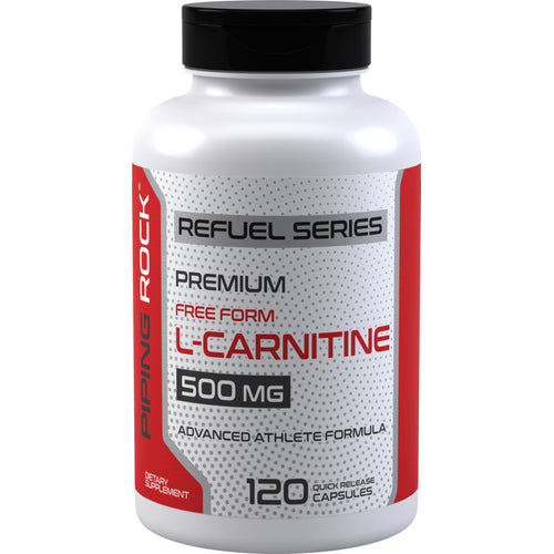 L-carnitina  500 mg 120 Cápsulas de liberación rápida     