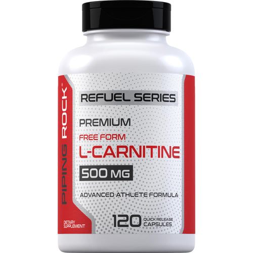 L-carnitina  500 mg 120 Cápsulas de liberación rápida     