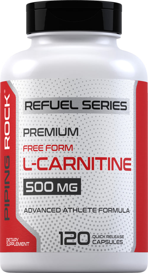 L-carnitina  500 mg 120 Cápsulas de Rápida Absorção     