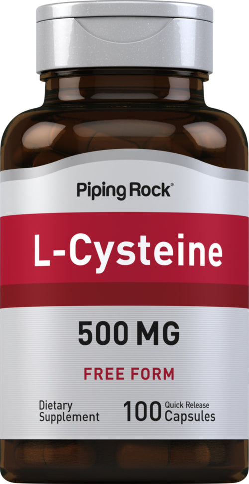 L-Cysteine, 500 mg, 100 Quick Release Capsules