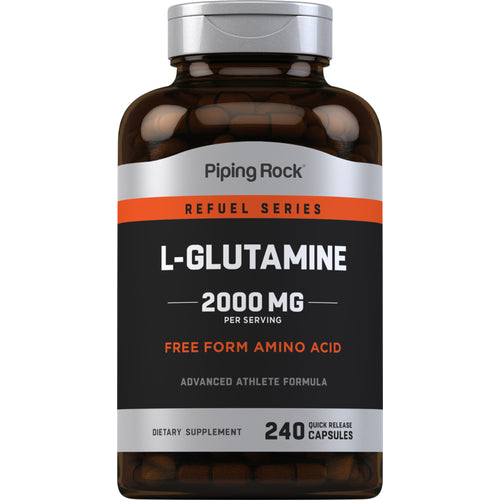 L-글루타민 2000 mg (1회 복용량당) 240 빠르게 방출되는 캡슐     
