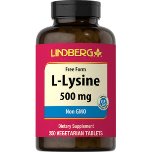 L-lyzín 500 mg 250 Vegetariánske tablety     