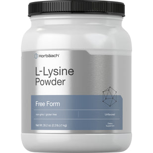 L-Lysine Powder, 32.2 oz (2.2 lb) Bottle