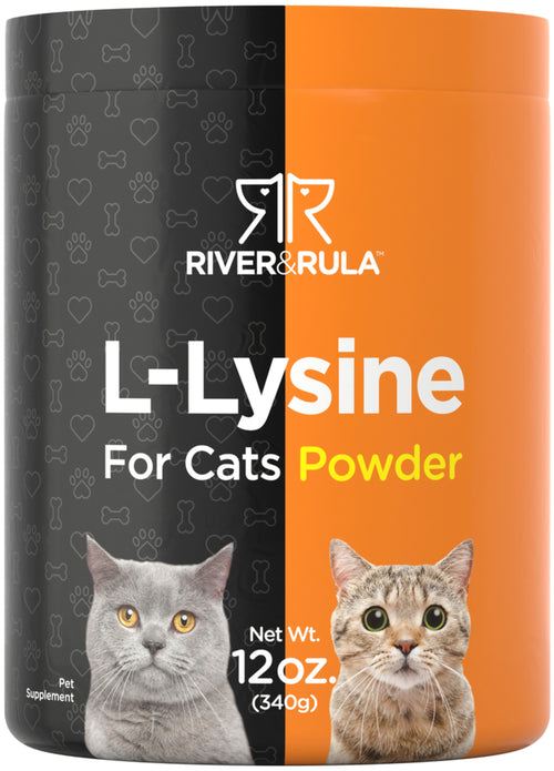 L-Lysine Powder For Cats, 12 oz (340 g) Bottle