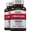L-Methionine, 1000 mg (per serving), 100 Quick Release Capsules, 2  Bottles