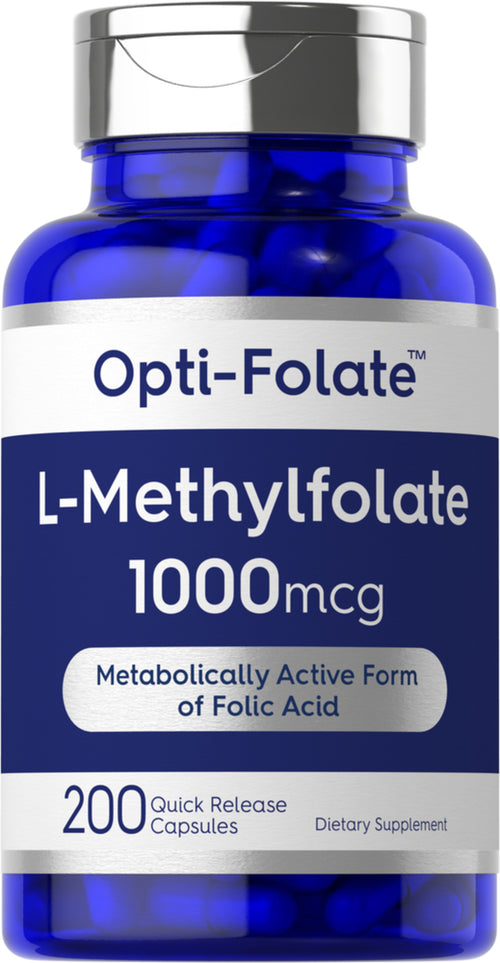 L-metylfolat 1000 mcg-tabletter 1000 mcg 200 Snabbverkande kapslar     