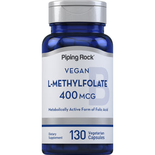 L-Methylfolate 1000 ไมโครกรัม ชนิดเม็ด 400 mcg 130 แคปซูลผัก   