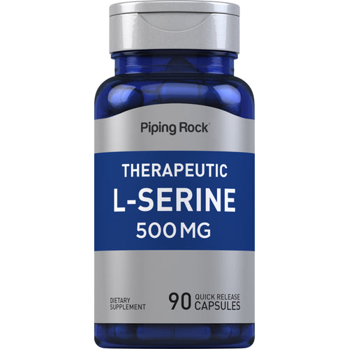 L-Serine, 500 mg, 90 Quick Release Capsules