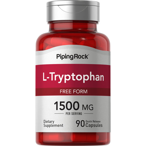L-Tryptophan, 1500 mg (per serving), 90 Quick Release Capsules
