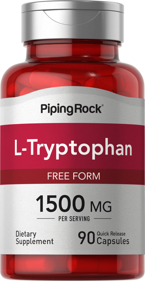 L-Tryptophan  1500 mg (pro Portion) 90 Kapseln mit schneller Freisetzung     