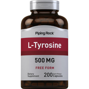L-Tyrosine, 500 mg, 200 Quick Release Capsules