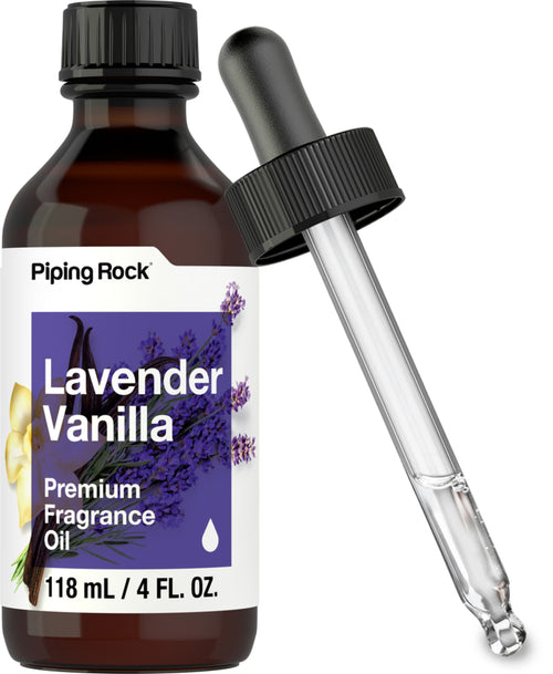 Lavender Vanilla Premium Fragrance Oil, 4 fl oz (118 mL) Bottle & Dropper